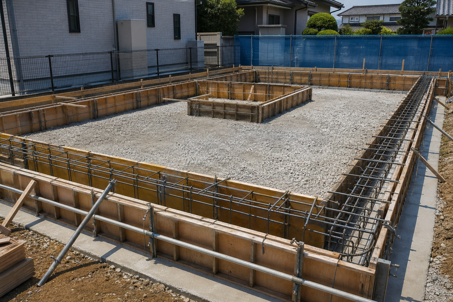 基礎まわり工事の生成画像